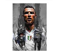Cristiano Ronaldo Poster Puzzle 1000 Pieces Puzzle Educational Game for Adults Children Family Decompression Toy Gift 26x38cm