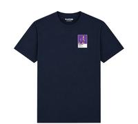 Cristiano Ronaldo Real Madrid Purple Icon Frame Men's T-Shirt - Navy / 5XL