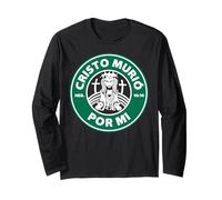 Cristo murió por mí, ahora yo vivo para Él. Long Sleeve T-Shirt
