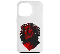 Cristo Rojo Religioso Jesucristo Salvador Redentor Mesías Case for iPhone 13 Pro