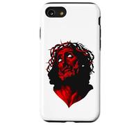 Cristo Rojo Religioso Jesucristo Salvador Redentor Mesías Case for iPhone SE (2020) / 7 / 8