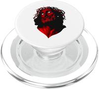 Cristo Rojo Religioso Jesucristo Salvador Redentor Mesías PopSockets PopGrip for MagSafe