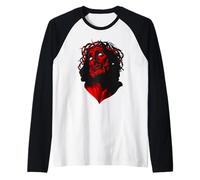 Cristo Rojo Religioso Jesucristo Salvador Redentor Mesías Raglan Baseball Tee