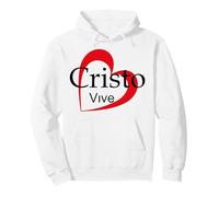 Cristo Vive, Jesus Christian Bible Verse Sayings, Faith Pullover Hoodie