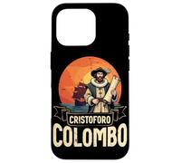 Cristoforo Colombo Italian Explorer Sunset Voyage Case for iPhone 16 Pro