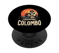 Cristoforo Colombo Italian Explorer Sunset Voyage PopSockets Adhesive PopGrip