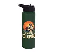 Cristoforo Colombo Italian Explorer Sunset Voyage Stainless Steel Insulated Water Bottle