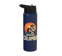 Cristoforo Colombo Italian Explorer Sunset Voyage Stainless Steel Insulated Water Bottle