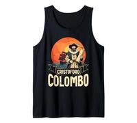 Cristoforo Colombo Italian Explorer Sunset Voyage Tank Top