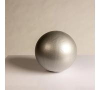 Critical Bench 9 Inch Pilates Ball for Core Strength & Stability - Small Exercise Ball for Yoga, Barre, Physical Therapy & Ab Workouts - Anti-Burst, Non-Slip Mini Fitness Ball with Pump (Gray)