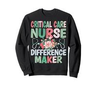 Critical Care Nurse Difference Maker Healthcare Worker Gifts Sweatshirt