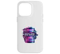 Critical Error Social Overload Battery Low Tech Humor Case for iPhone 14 Pro Max