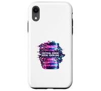 Critical Error Social Overload Battery Low Tech Humor Case for iPhone XR