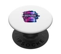 Critical Error Social Overload Battery Low Tech Humor PopSockets Adhesive PopGrip