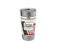 Critical Evidence True Crime Watching Humor Stainless Steel Insulated Tumbler