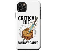 Critical Hit D20 Dice Fantasy Gamer RPG Tabletop Sword Case for iPhone 11 Pro Max