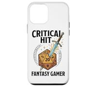 Critical Hit D20 Dice Fantasy Gamer RPG Tabletop Sword Case for iPhone 12 mini