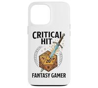 Critical Hit D20 Dice Fantasy Gamer RPG Tabletop Sword Case for iPhone 13 Pro Max