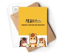 Critical Pessism Modernism Postcards Envelopes Cards Mailing Year Horse