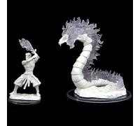 Critical Role Unpainted Miniatures - Ashari Firetamer & Inferno Serpent (90476)