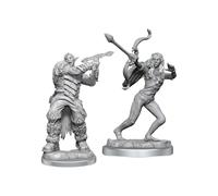 Critical Role Unpainted Miniatures - Ashari Stoneguard & Ashari Skydancer (90631)