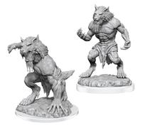 Critical Role Unpainted Miniatures - Fey Werewolves (90557)