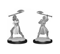Critical Role Unpainted Miniatures - Half-Elf Female Echo Knight and Echo (90379)