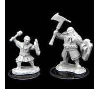 Critical Role Unpainted Miniatures - Kymal Militia Brawler & Jorenn Militia Holy Axeman (90467)