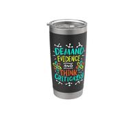 Critical Thinking Evidence Security Forensics Criminology Stainless Steel Insulated Tumbler