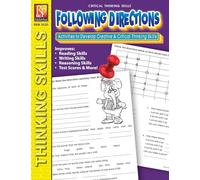 Critical Thinking Skills: Following Directions | Reproducible Activity Book