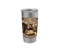 Critical Thinking Skills Funny Overthinker Monk Stainless Steel Insulated Tumbler