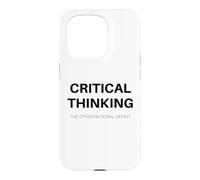 Critical thinking: The other national deficit Case for iPhone 15 Pro
