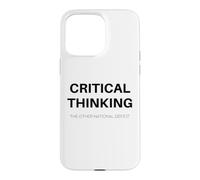 Critical thinking: The other national deficit Case for iPhone 15 Pro Max