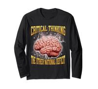 Critical Thinking The Other National Deficit Funny Bootleg Long Sleeve T-Shirt