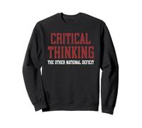 Critical Thinking The Other National Deficit Funny Bootleg Sweatshirt