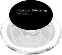 Critical Thinking The Other National Deficit Funny Sarcastic PopSockets PopGrip for MagSafe
