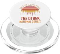 Critical Thinking The Other National Deficit PopSockets PopGrip for MagSafe