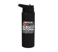 Critical Thinking The Other National Deficit Stainless Steel Insulated Water Bottle
