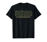 Critical Thinking The Other National Deficit Value Graphic T-Shirt
