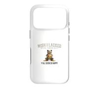 Critical Thinking Wish I Lacked Skills Funny Frog Quote Case for iPhone 17 Pro