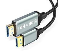 Critin 4K DisplayPort to HDMI Cable Adapter, 6FT Uni-Directional DP to HDMI Male Video UHD 4K@30Hz/2K@60/1080P@120 DP to HDTV Cord for Dell, Projector, Desktop, AMD, NVIDIA, Lenovo, HP, ThinkPad