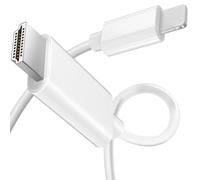 Critin HDMI Cable Adapter for iPhone to TV, 6.6FT Digital AV Adapter 1080P HD Video Sync Screen Connector Compatible for iPhone 14 13 12 11 Pro Max XS XR X 8 to TV Projector Monitor