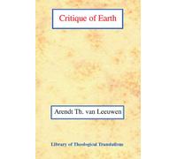 Critique of Earth: 2 (Library of Theological Translations)