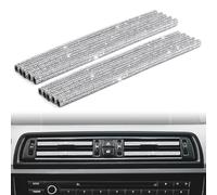 CRITIVE-S 10PCS Bling Car Air Vent Outlet Moulding Trim, Rhinestone Air Conditioner Decoration Strip, Bling Diamond Car Interior Accessories for Women and Girls