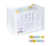 CRITIVE-S 13 Pockets Expanding File Organiser, Document Organiser with Colored Labels, Large Capacity Document Folder, Accordion Filing Folder Box Files Storage for Paperwork A4