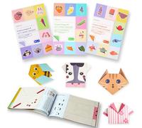 CRITIVE-S Origami Paper Kit for Kids Ages 8-12, 96 Sheets Colorful Origami Guiding Books with 90 Patterns, Creativity DIY Art Craft and Mind Training for Origami Gift Girls Boys Adult Beginners