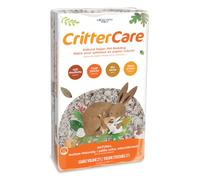 CritterCare Natural Paper Small Pet Animal Bedding - Odor Control, Unscented, 99% Dust Free, Super Absorbent, Natural, 27L, Great for Rabbits, Guinea Pigs, Hamsters, Gerbils, Mice, Rats