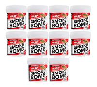CritterKill 16g Cluster Fly and Wasp Killer Smoke Bomb Fogger 10 Pack - Targets Hard to Reach Places and Nests - Use in Attics, Garages and Lofts - Covers over 5000m3