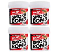 Critterkill 16G Wasp And Cluster Fly Killer Smoke Fogger - Four Pack