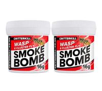 Critterkill 16G Wasp And Cluster Fly Killer Smoke Fogger - Twin Pack